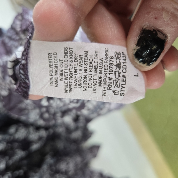 Comfy Usa Floral Cottagecore Hi Low Button Top Dress - Picture 7 of 10